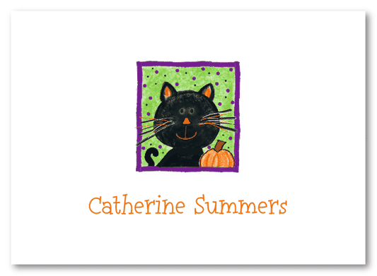 Halloween Cat Stationery
