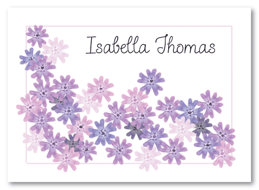 Purple Phlox Stationery