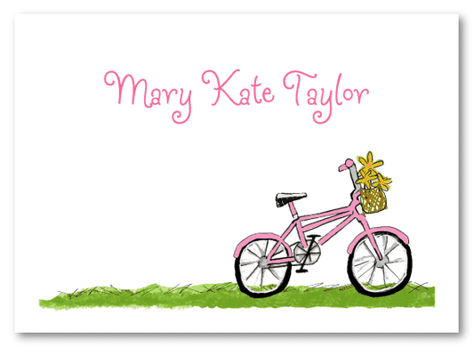 Pink Bicycle Stationery