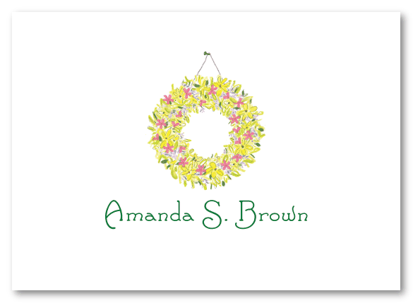 Summer Wreath Stationery