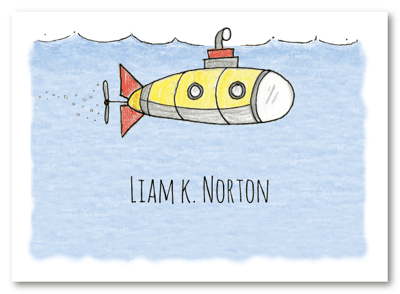 Submarine Stationery