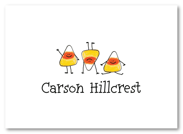 Happy Candy Corn Stationery