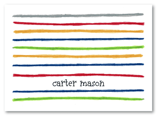 Simple Stripes Stationery
