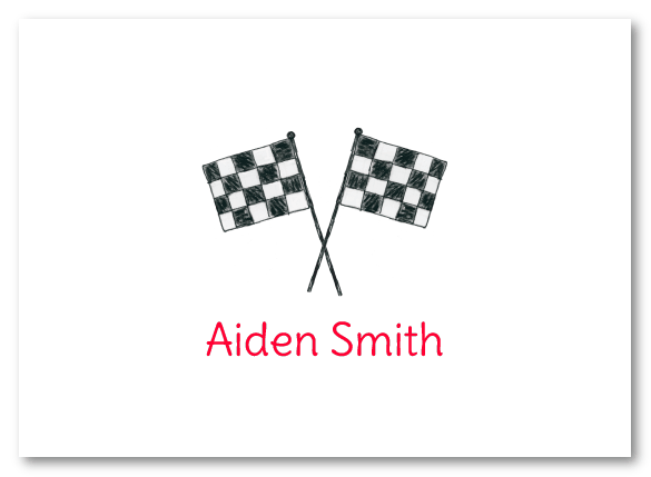 Checkered Flags Stationery
