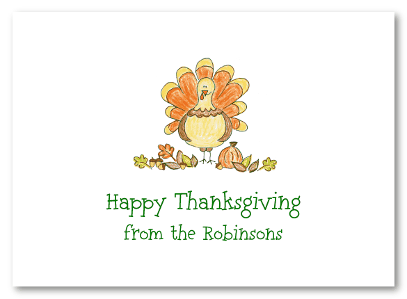 Thanksgiving Turkey Stationery