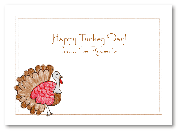 Fall Turkey Stationery