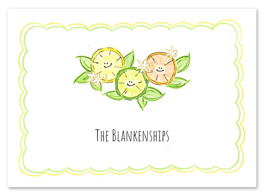 Happy Citrus Stationery
