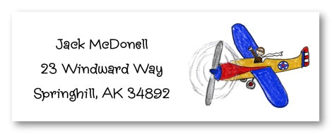 Airplane Address Labels