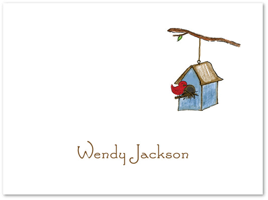 Bird House Stationery