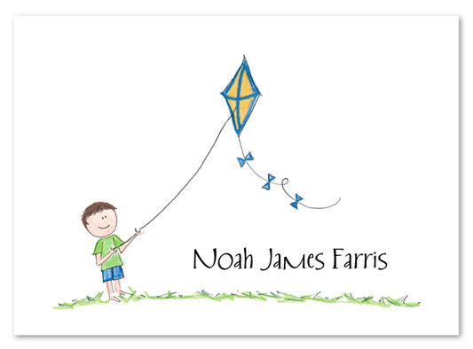 Boy and Kite Stationery