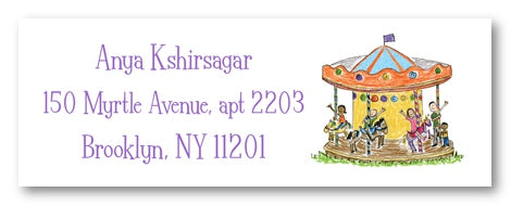 Carousel Address Labels Carousel Address Labels – AmyAdele.com
