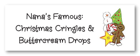 Christmas Cookies Address Labels