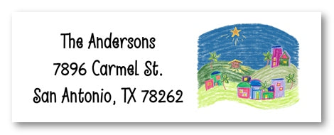 Colorful Bethlehem Labels