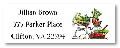 Cooking Address Labels