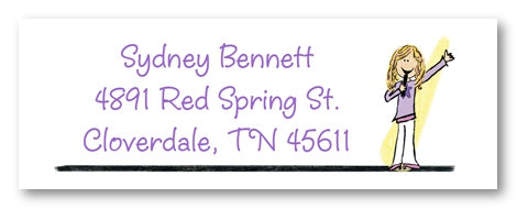 Rock Star Address Labels