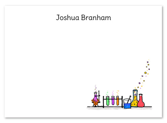 Science Vials Flat Cards