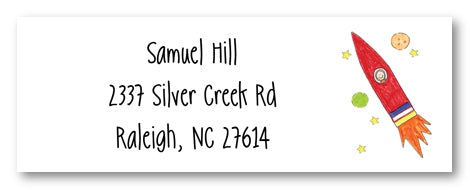 Spaceship Address Labels