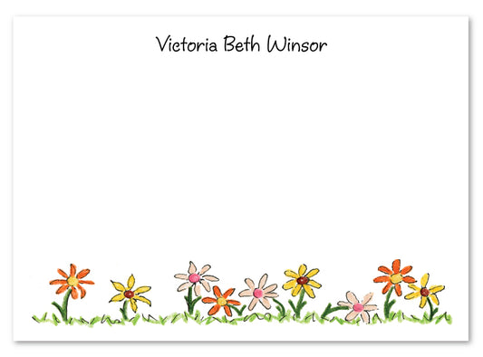 Sunshine Daisies Flat Card