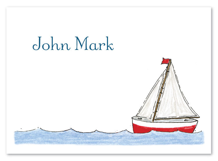 Sailboat Stationery