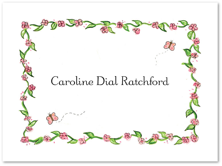 Caroline Border Stationery