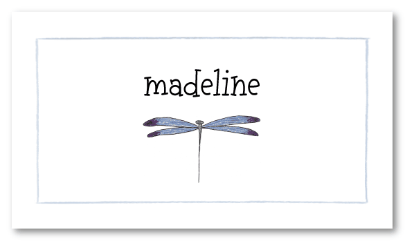 Dragonfly Calling Card Design