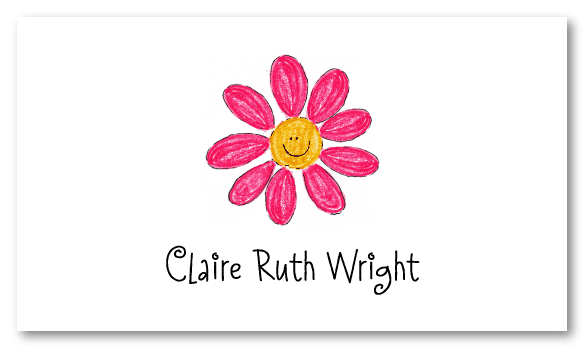 Happy Daisy Calling Card Design