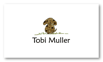 Dog Personal Calling Cards
