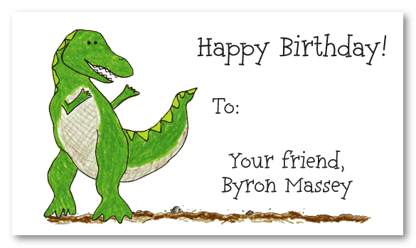 T-Rex Personal Calling Cards