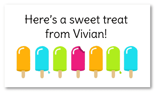 Frozen Treat Calling Cards