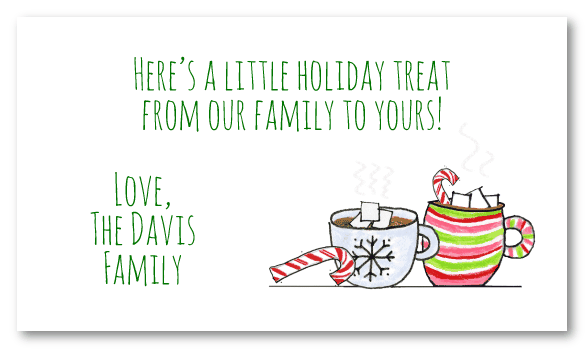 Holiday Mugs Calling Cards