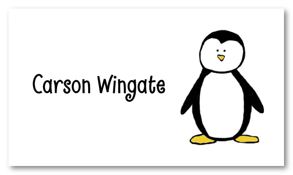 Penguin Calling Cards