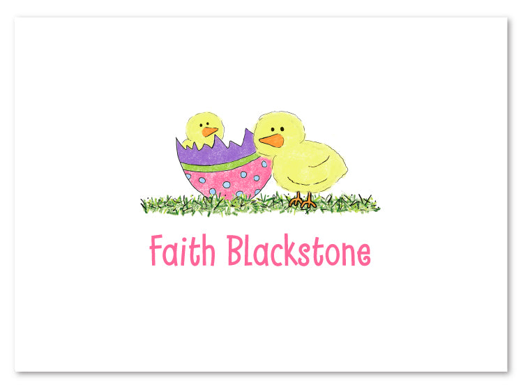 Easter Chicks Stationery
