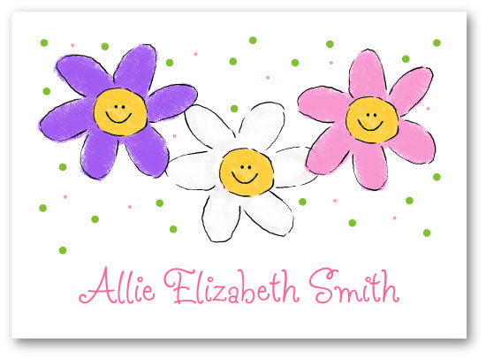 Three Daisies Stationery