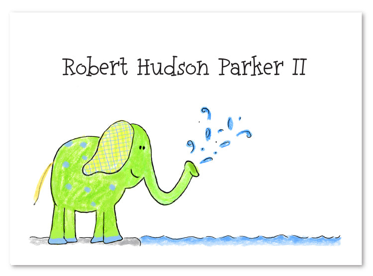 Green Elephant Stationery