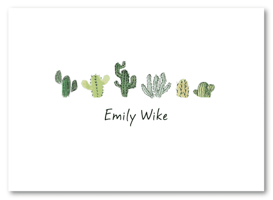 Cacti Row Stationery