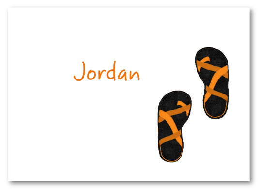 Hiking Sandals Stationery