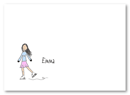 Figure Skating Stationery
