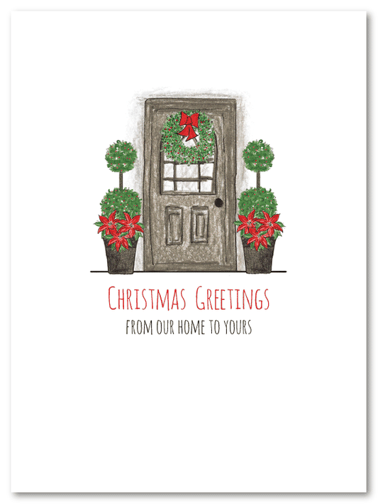 Christmas Front Door Christmas Cards