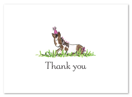 Horse Birthday Party Stationery