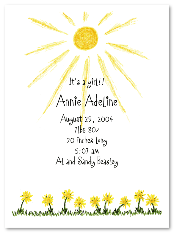 Dandelions Party Invitations