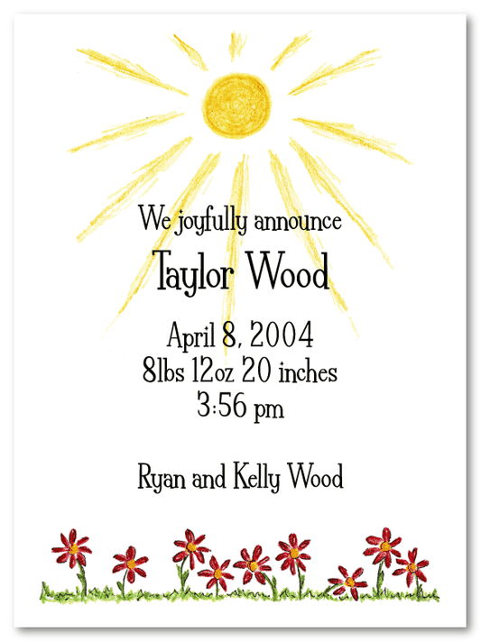 Red Daisies Invitations