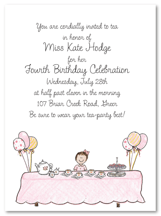 Tea Party Invite