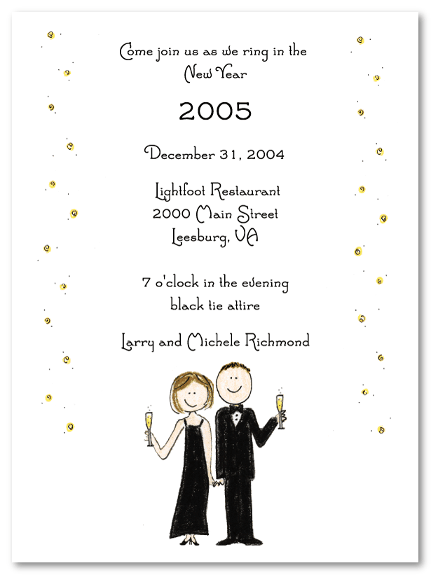 New Years Invitation