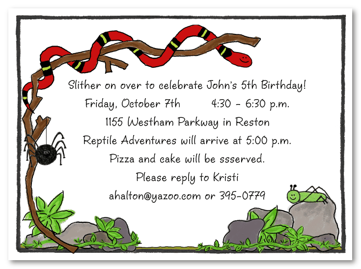 Snake Invitation