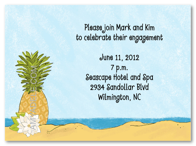 Pineapple Invitation