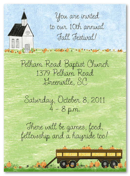 Fall Festival Invitation