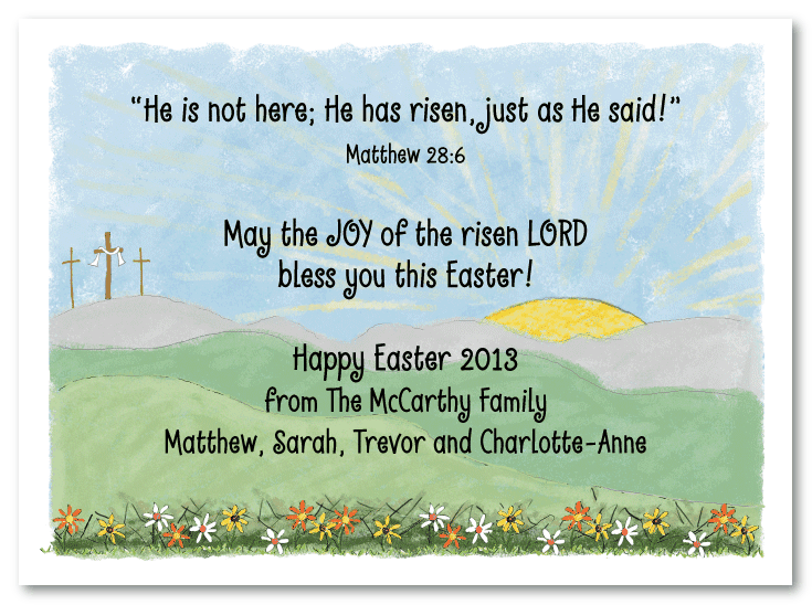 Easter Sunrise Invitation