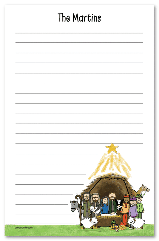 Nativity Note Pad