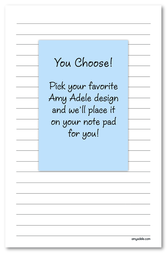 You Choose Note Pad