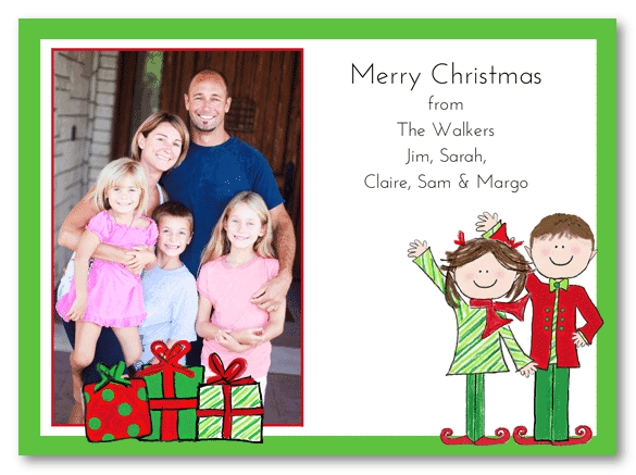 Christmas Elves Photo Cards